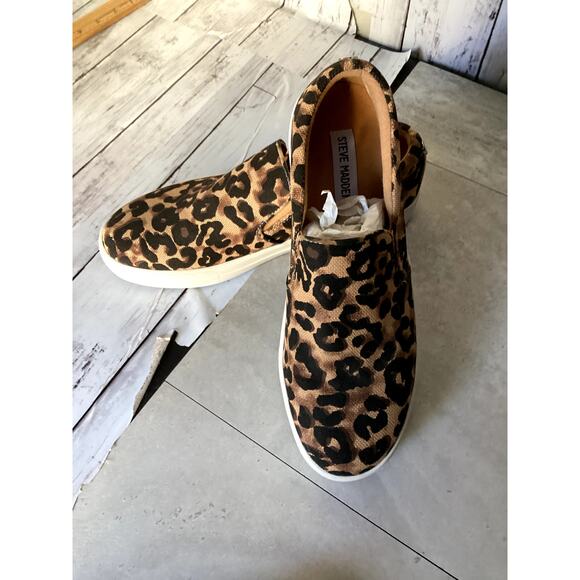 Steve Madden Gills-A Cheetah Prints Women's Sneaker Shoes Size 9 - Picture 1 of 5